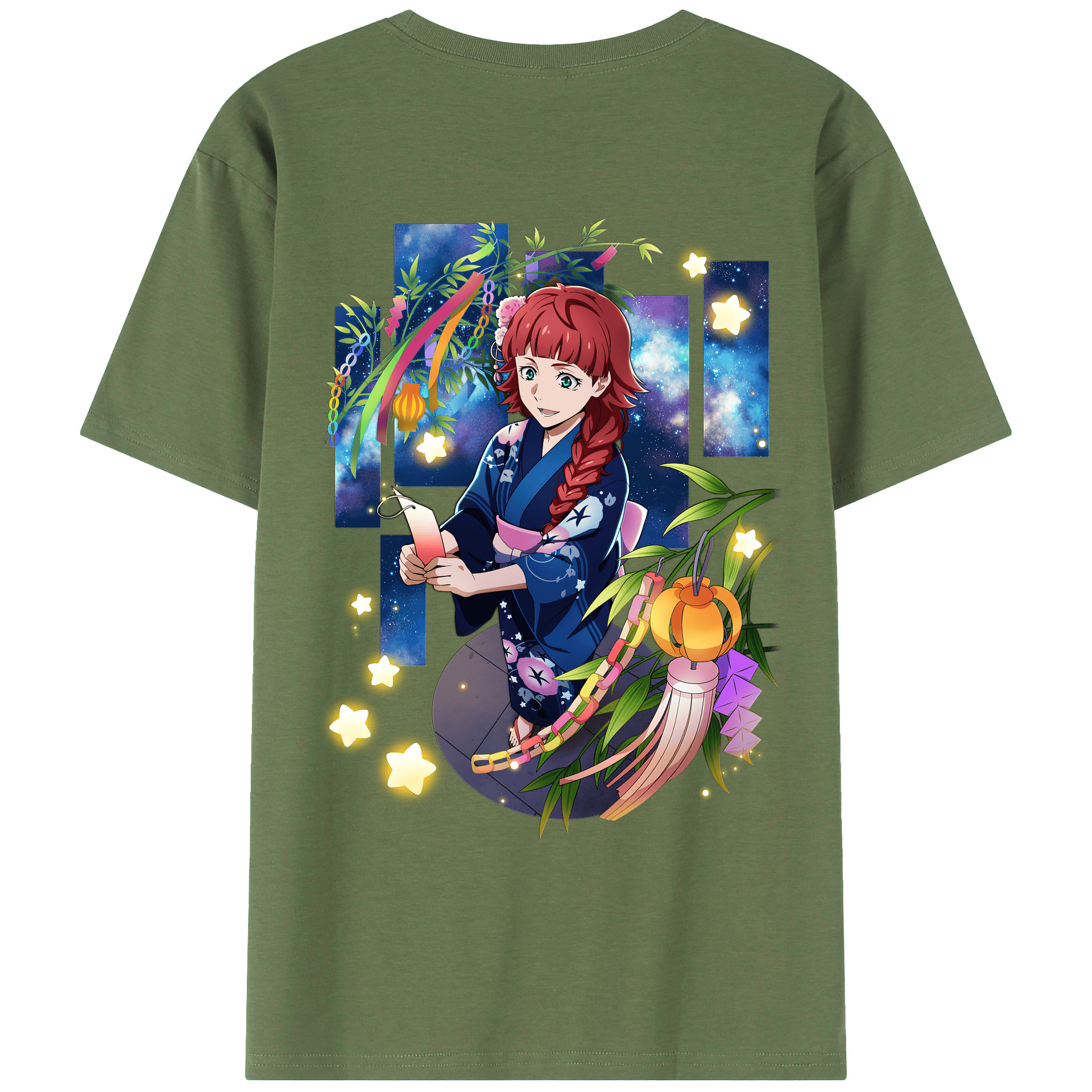 （画像用） 文豪ストレイドッグス Bungo Stray Dogs 綿100％ メンズ半袖Tシャツ（バックプリント） 通気性